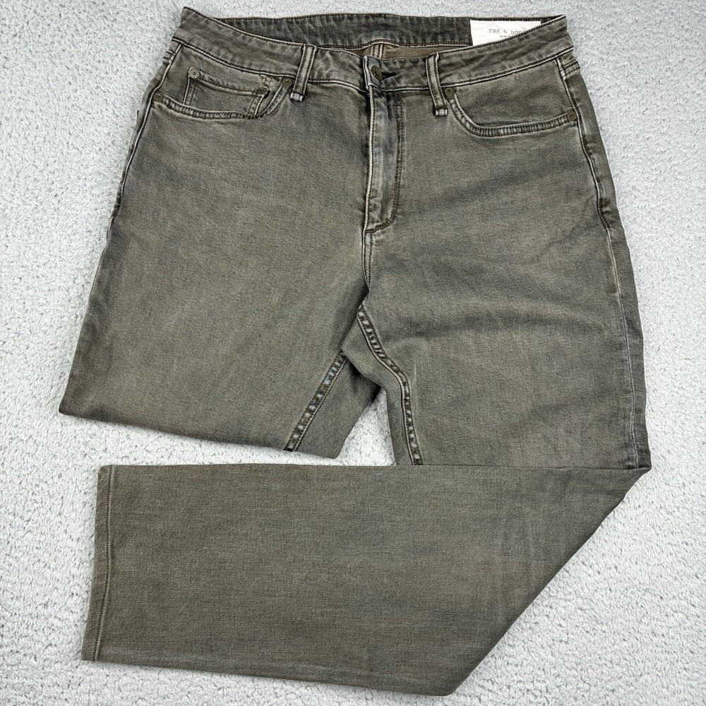Rag & Bone Fit 3 Jeans Men's 33x32 Brown Stretch Denim Pants